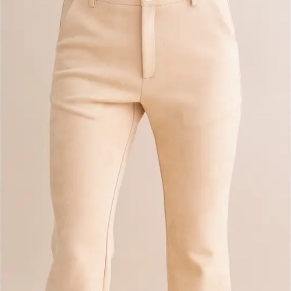 Elegant Cream Trousers - Picture 3 of 5